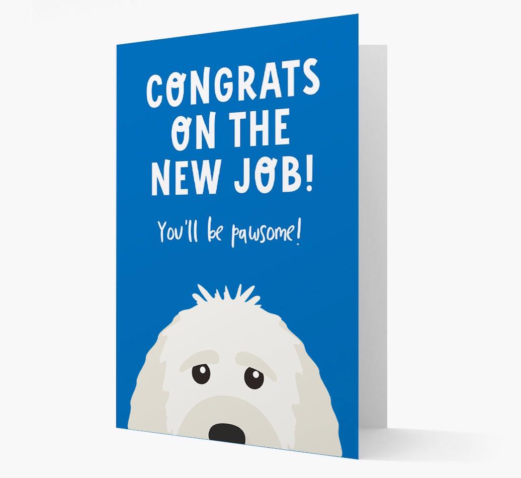 Congrats On The New Job: Personalized {breedFullName} Card