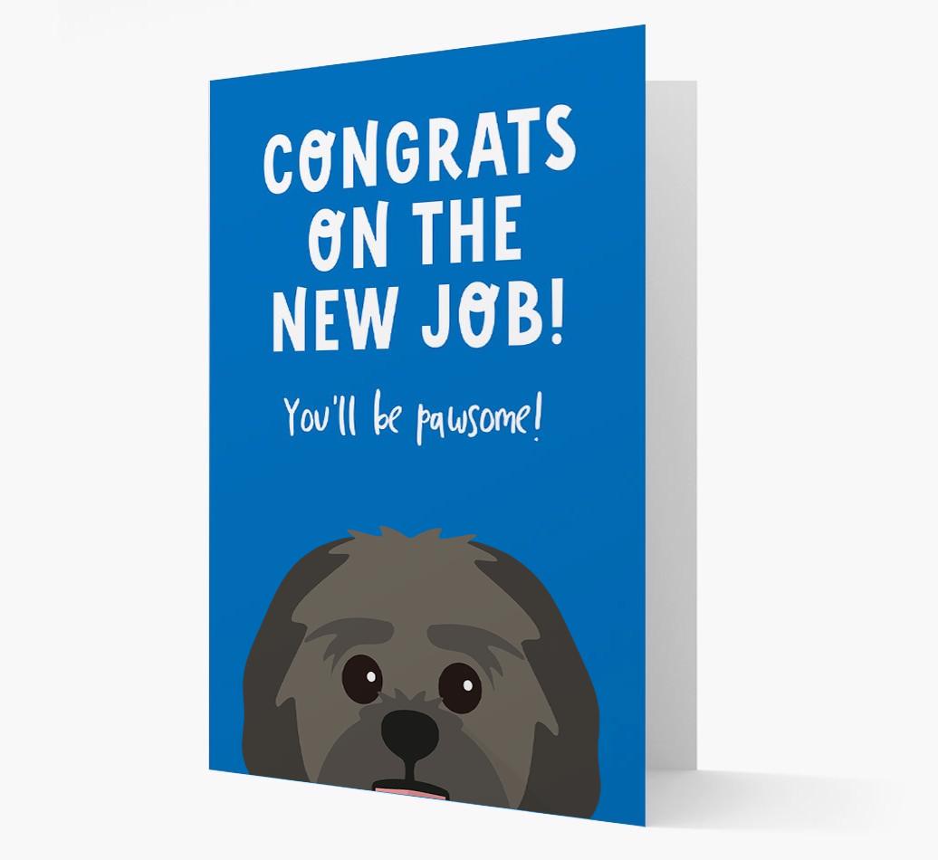 Congrats On The New Job: Personalized {breedFullName} Card