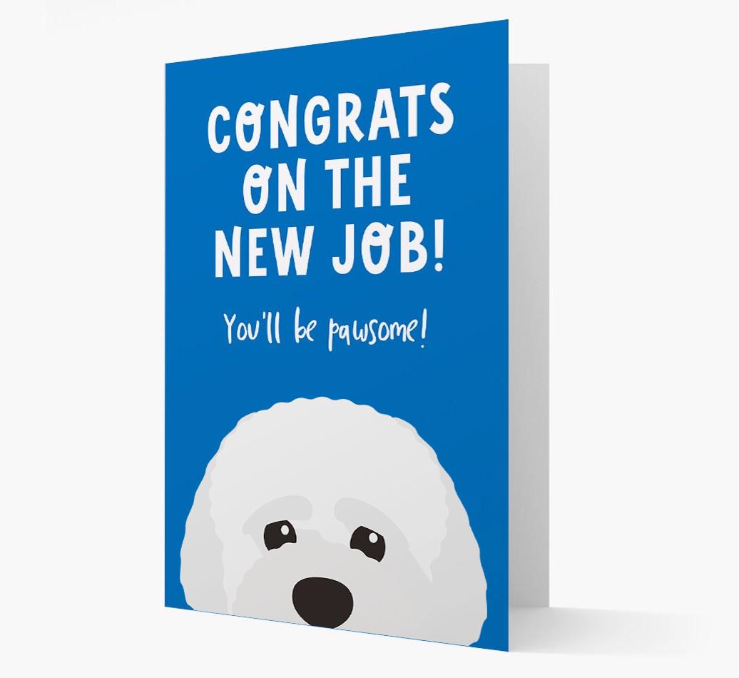 Congrats On The New Job: Personalized {breedFullName} Card