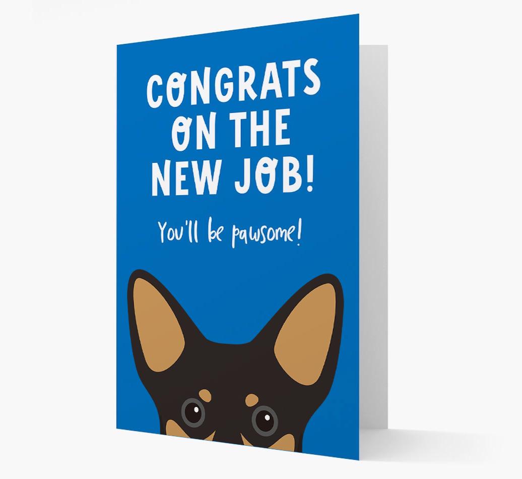 Congrats On The New Job: Personalized {breedFullName} Card