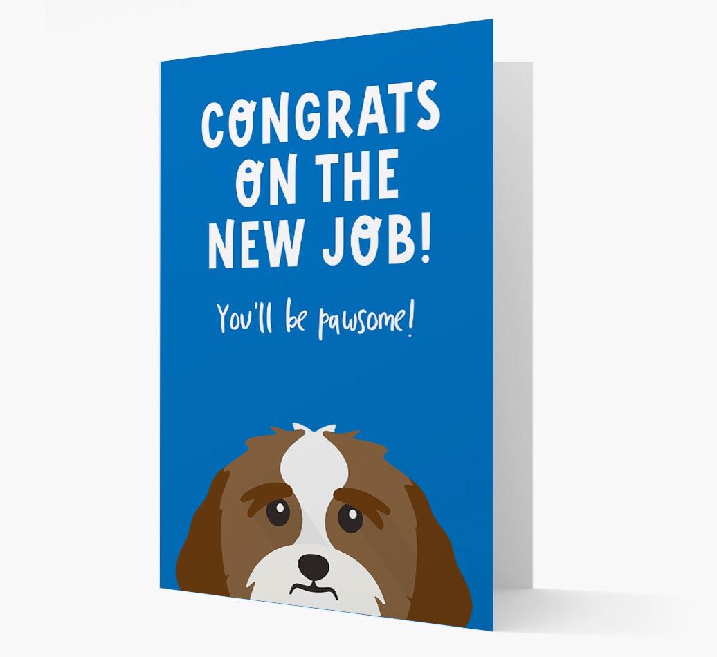 Congrats On The New Job: Personalized {breedFullName} Card