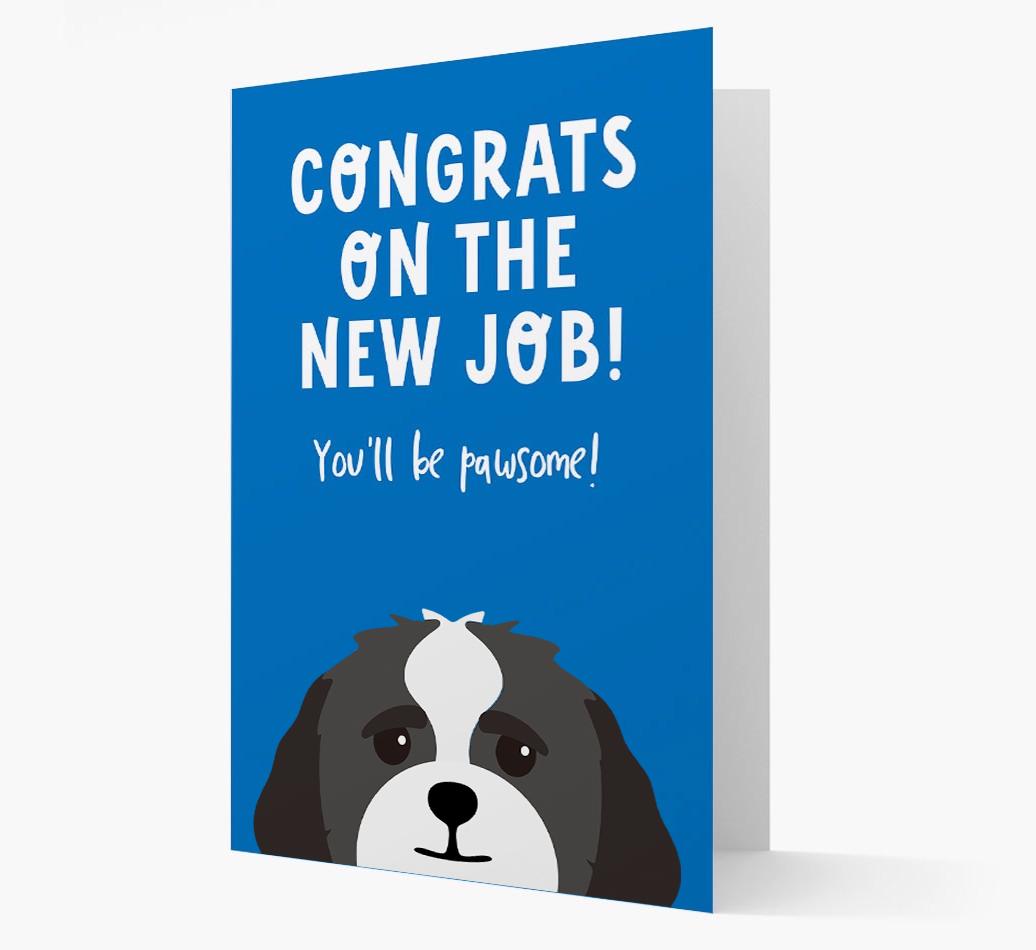 Congrats On The New Job: Personalized {breedFullName} Card