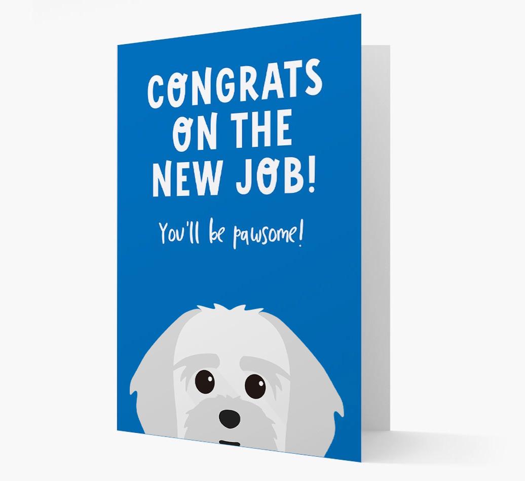 Congrats On The New Job: Personalized {breedFullName} Card