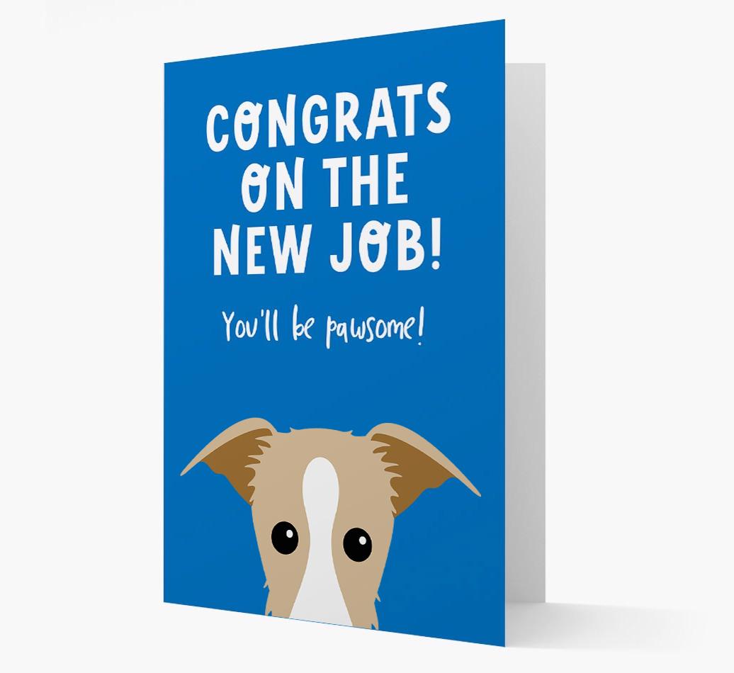 Congrats On The New Job: Personalized {breedFullName} Card