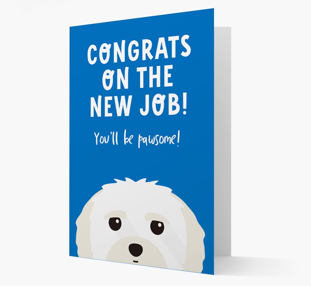 Congrats On The New Job: Personalized {breedFullName} Card
