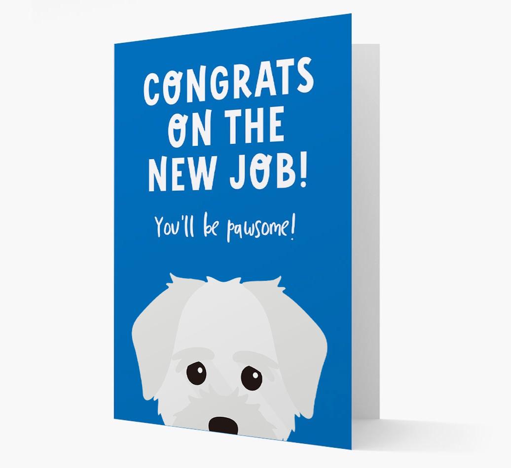 Congrats On The New Job: Personalized {breedFullName} Card