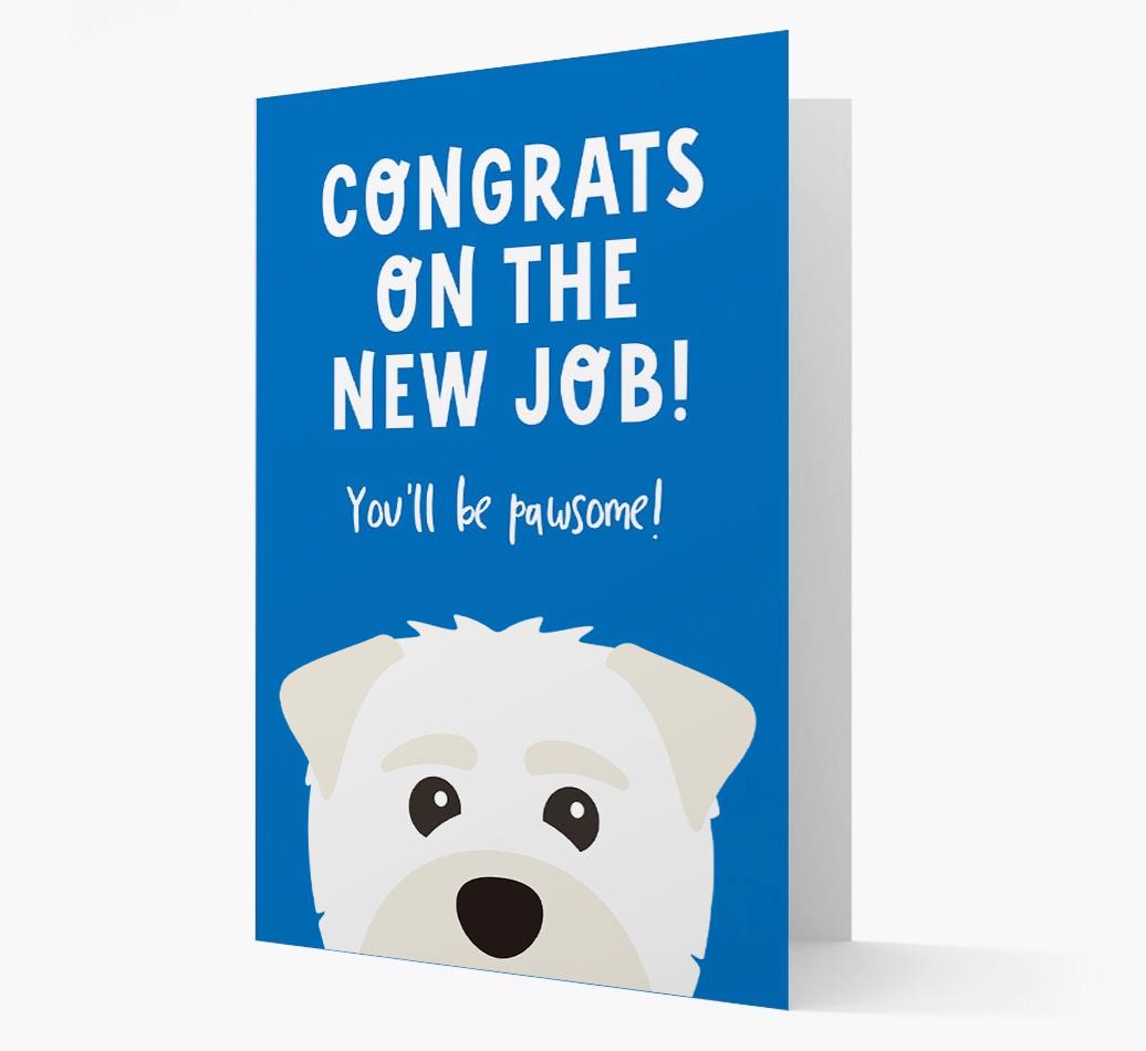 Congrats On The New Job: Personalized {breedFullName} Card