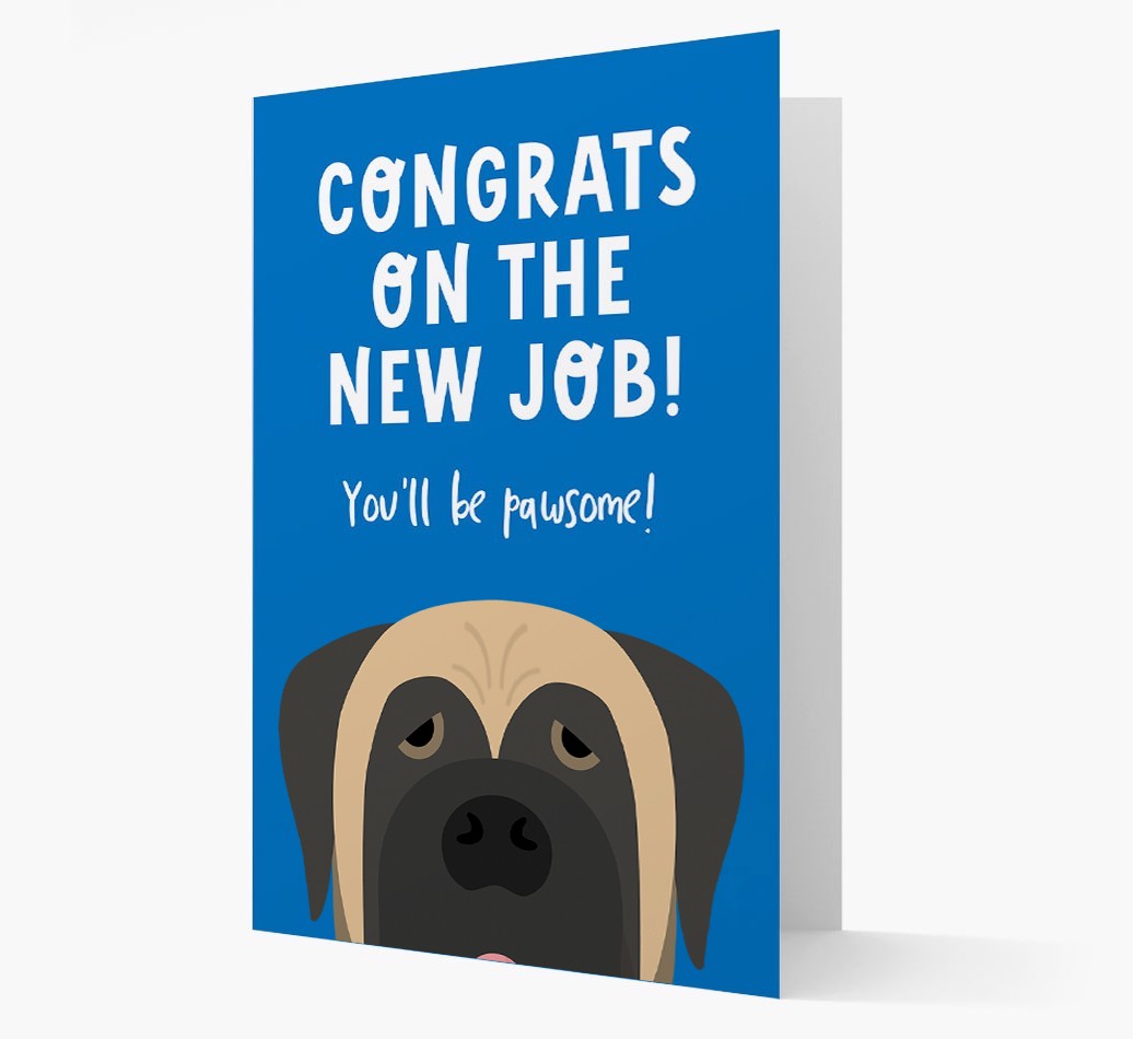 Congrats On The New Job: Personalized {breedFullName} Card