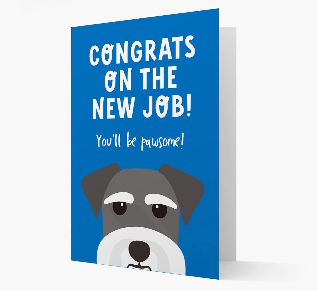 Congrats On The New Job: Personalized {breedFullName} Card