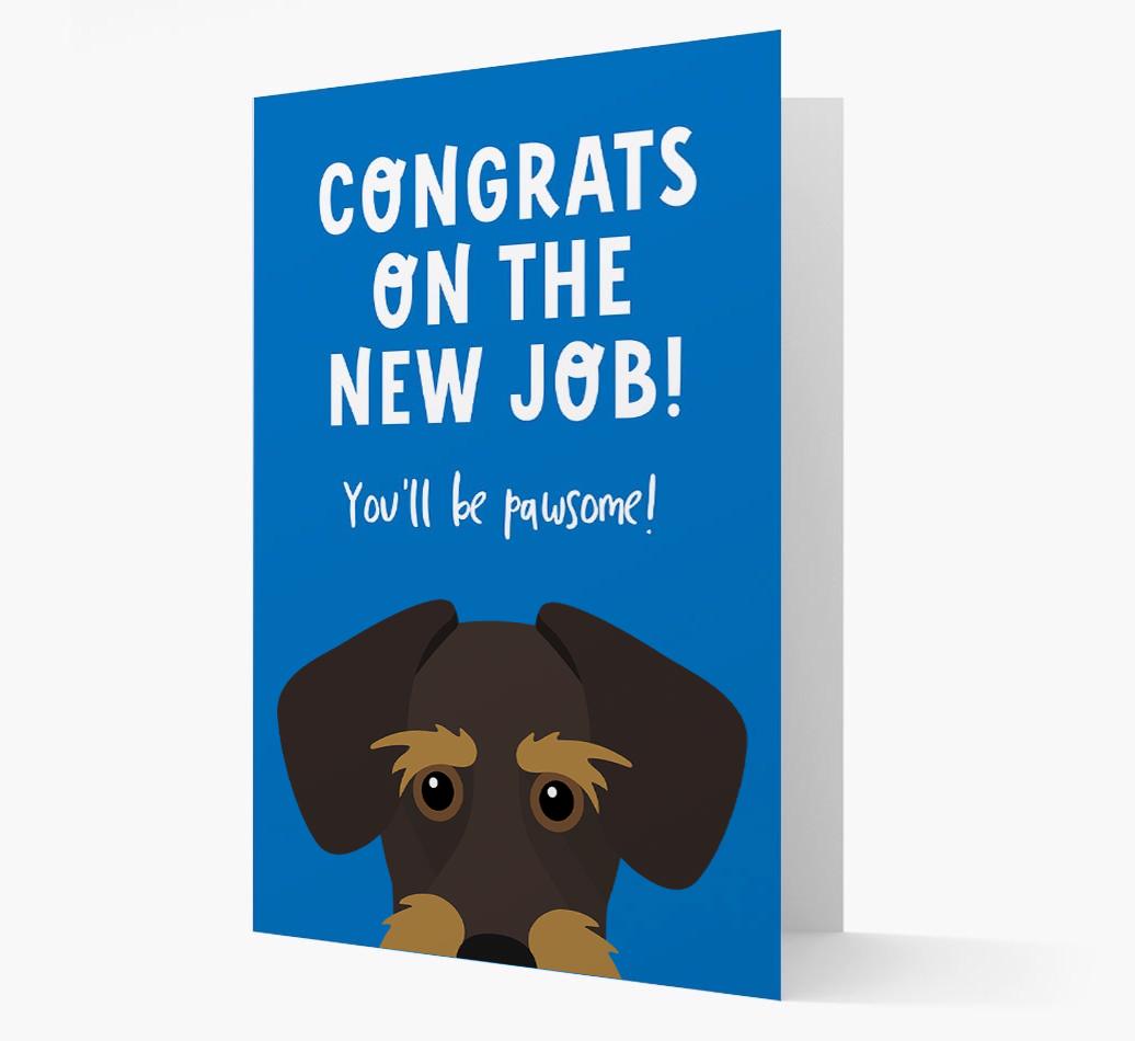 Congrats On The New Job: Personalized {breedFullName} Card
