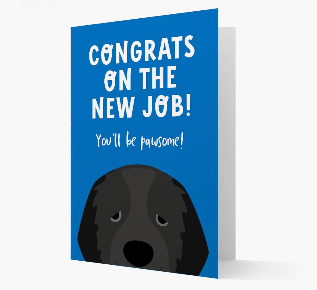 Congrats On The New Job: Personalized {breedFullName} Card