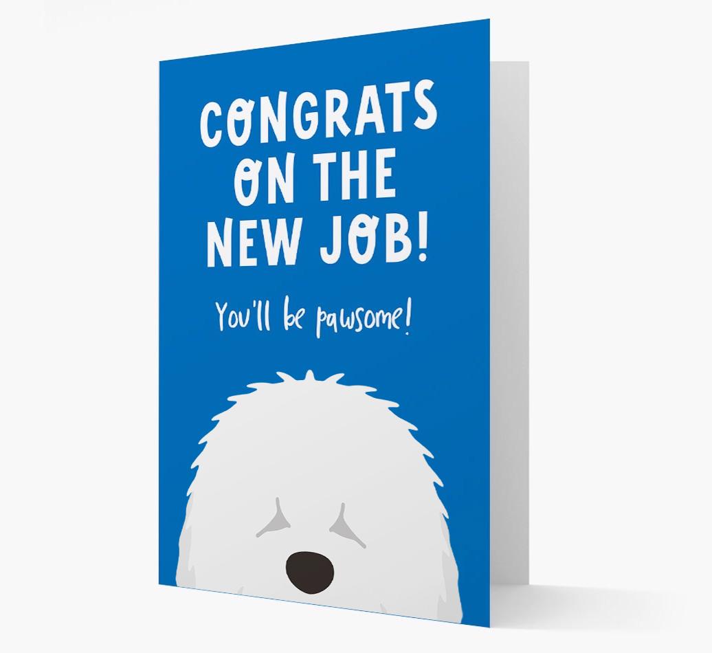 Congrats On The New Job: Personalized {breedFullName} Card