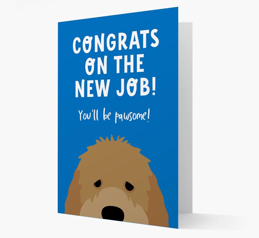 Congrats On The New Job: Personalized {breedFullName} Card