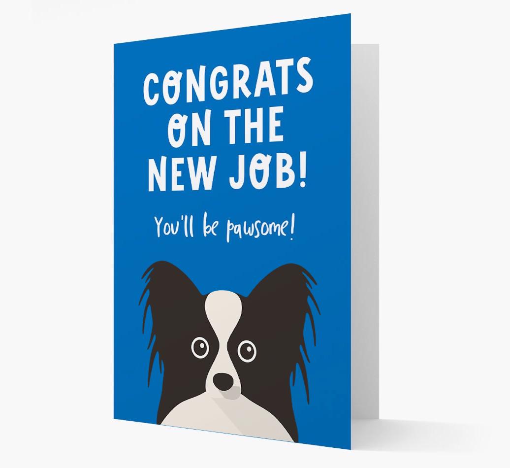 Congrats On The New Job: Personalized {breedFullName} Card