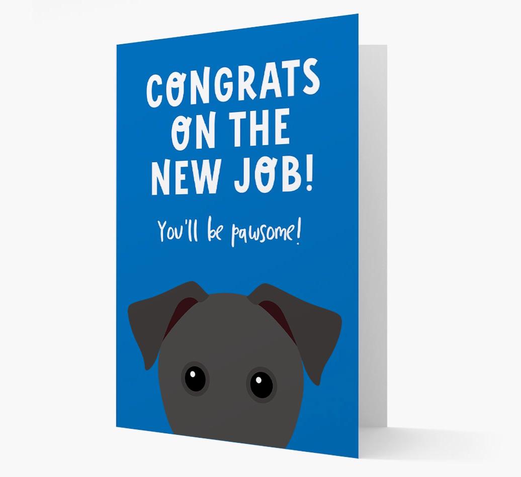 Congrats On The New Job: Personalized {breedFullName} Card
