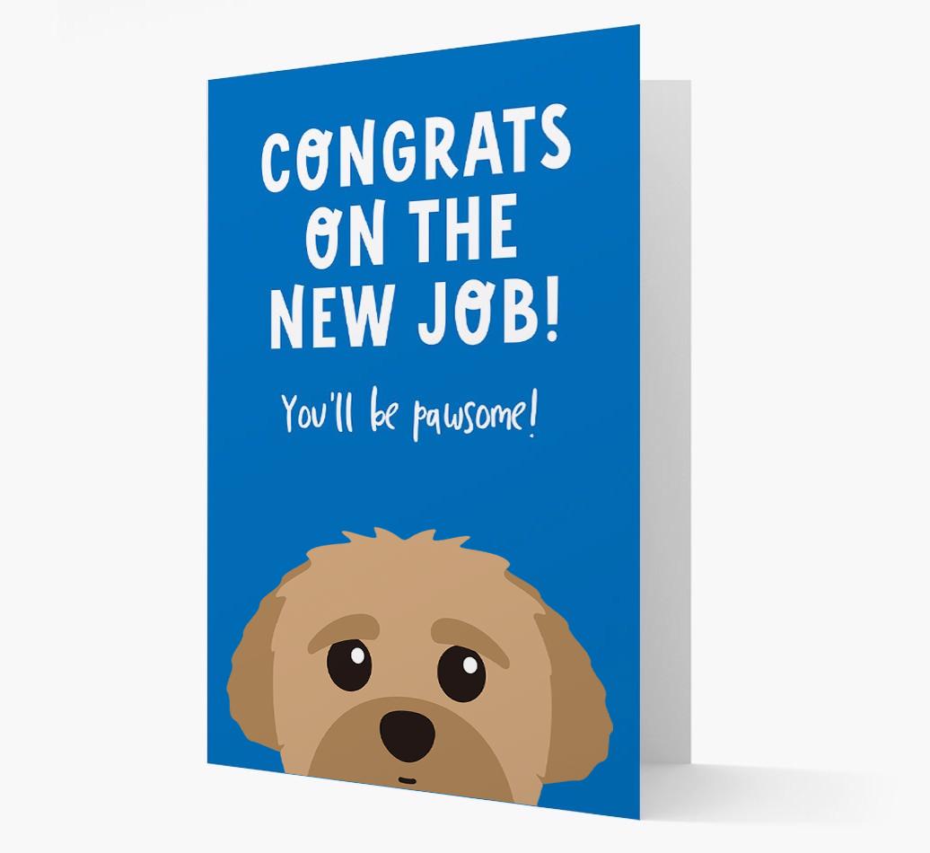 Congrats On The New Job: Personalized {breedFullName} Card