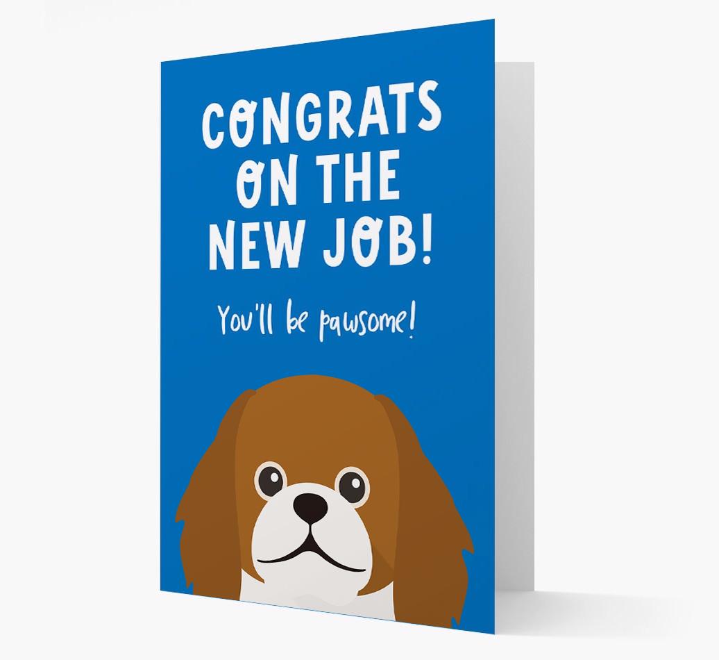 Congrats On The New Job: Personalized {breedFullName} Card