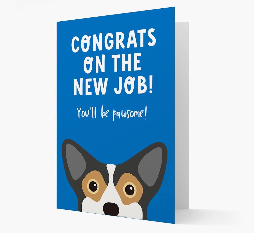 Congrats On The New Job: Personalized {breedFullName} Card