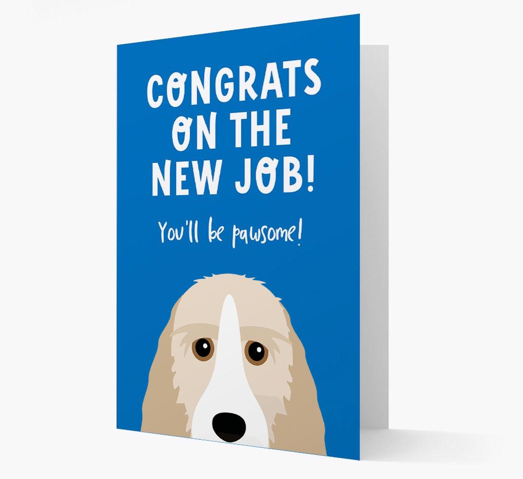 Congrats On The New Job: Personalized {breedFullName} Card