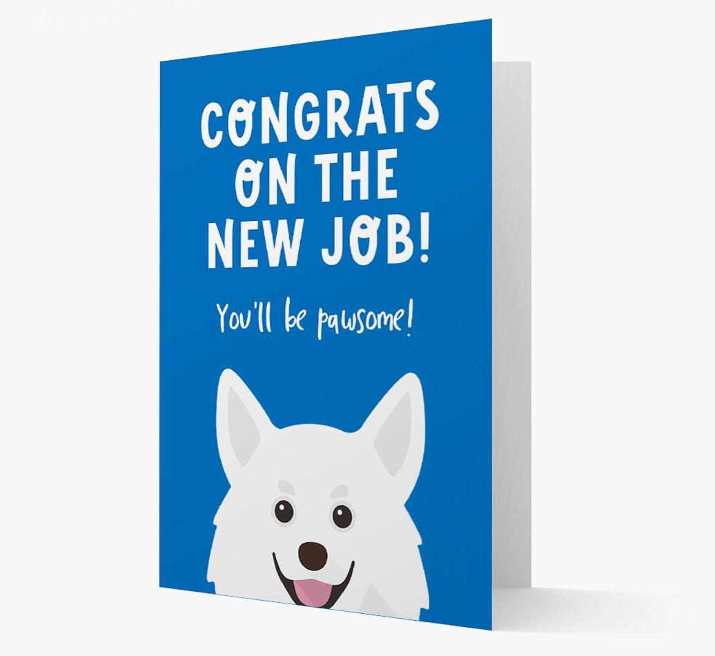 Congrats On The New Job: Personalized {breedFullName} Card