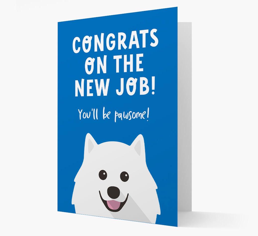 Congrats On The New Job: Personalized {breedFullName} Card