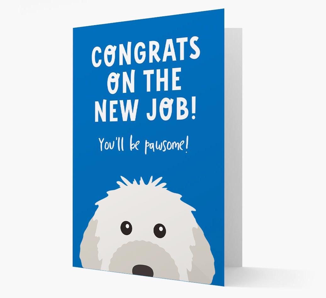 Congrats On The New Job: Personalized {breedFullName} Card