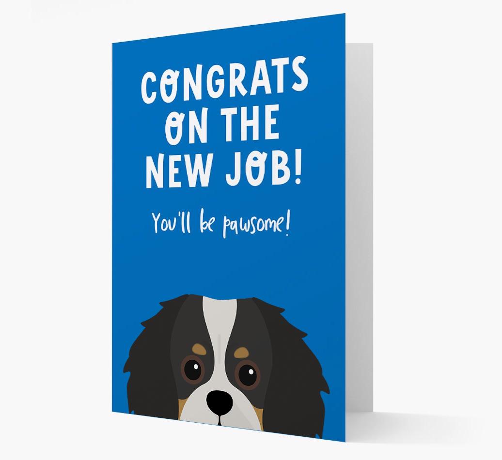 Congrats On The New Job: Personalized {breedFullName} Card