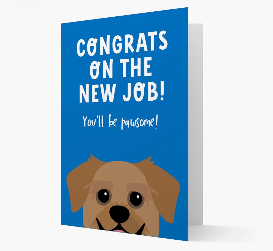 Congrats On The New Job: Personalized {breedFullName} Card