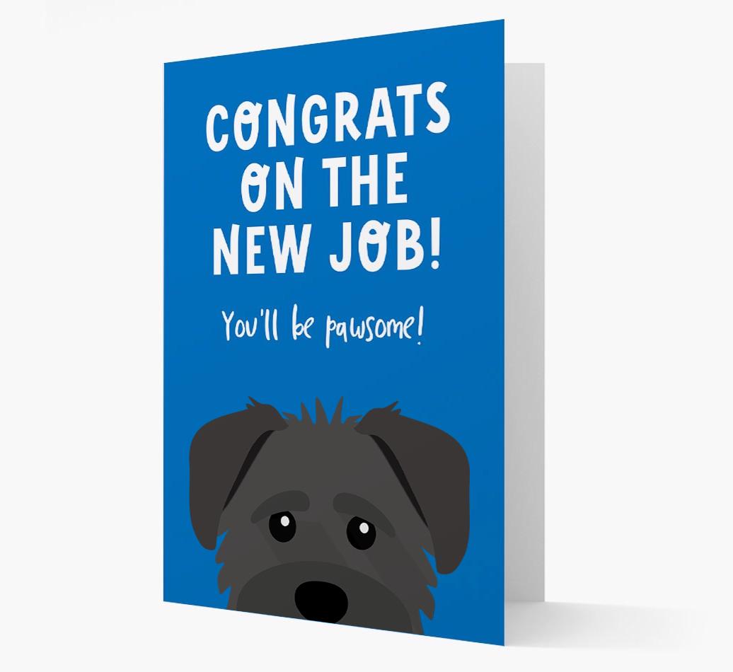 Congrats On The New Job: Personalized {breedFullName} Card