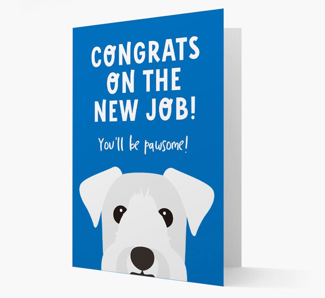 Congrats On The New Job: Personalized {breedFullName} Card