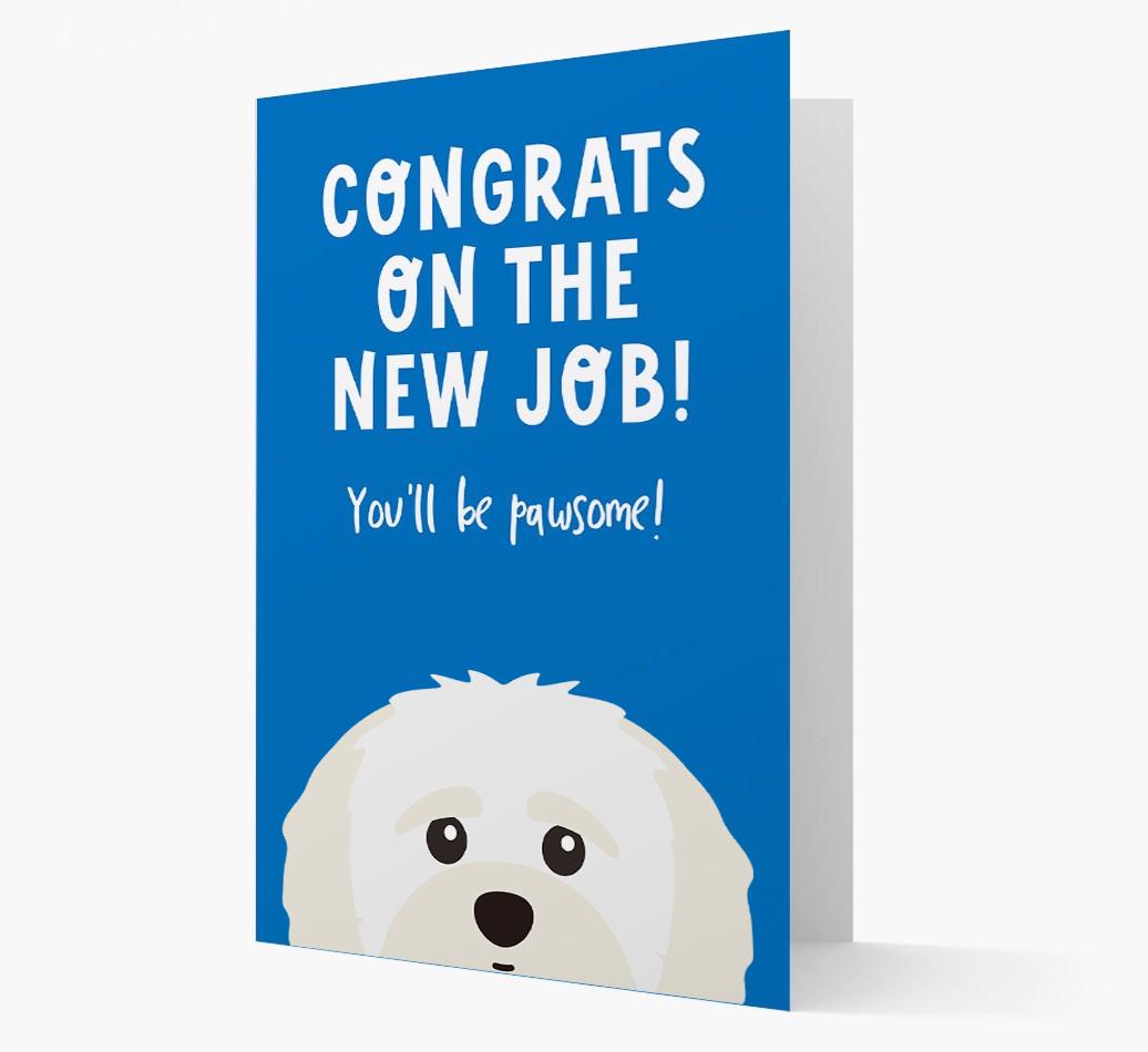 Congrats On The New Job: Personalized {breedFullName} Card