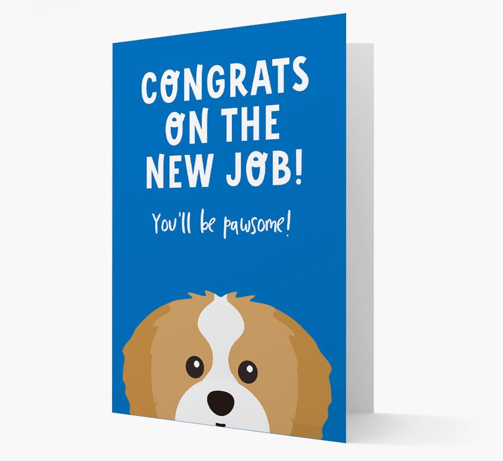 Congrats On The New Job: Personalized {breedFullName} Card