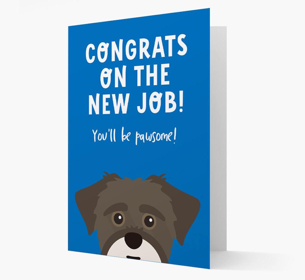 Congrats On The New Job: Personalized {breedFullName} Card
