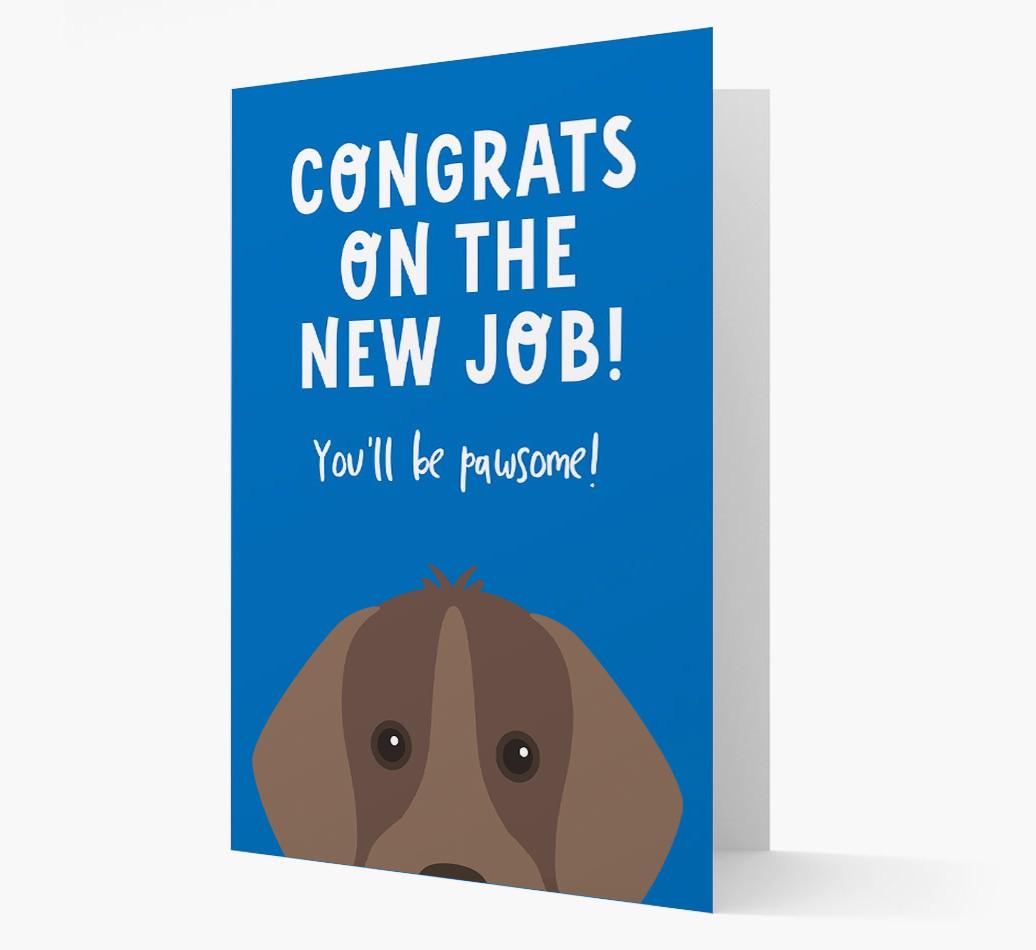 Congrats On The New Job: Personalized {breedFullName} Card
