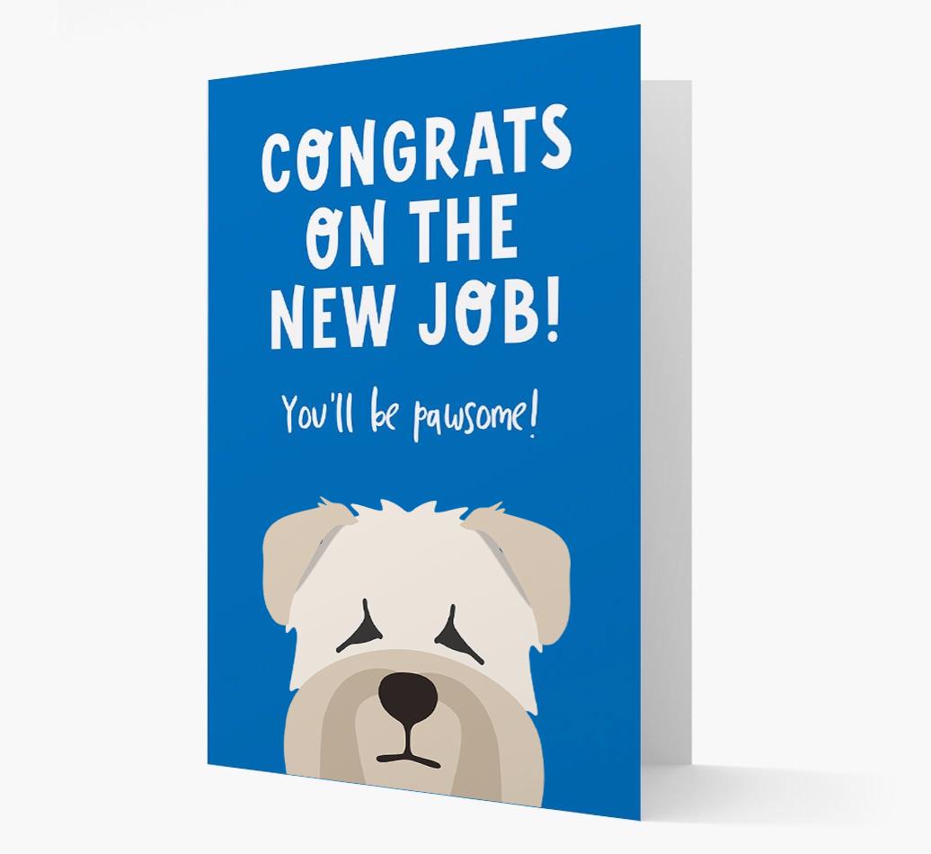 Congrats On The New Job: Personalized {breedFullName} Card