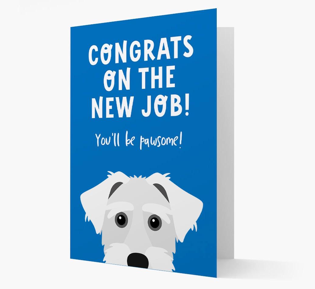 Congrats On The New Job: Personalized {breedFullName} Card