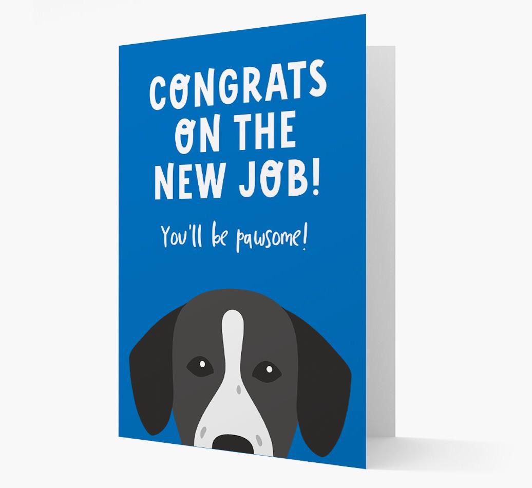 Congrats On The New Job: Personalized {breedFullName} Card