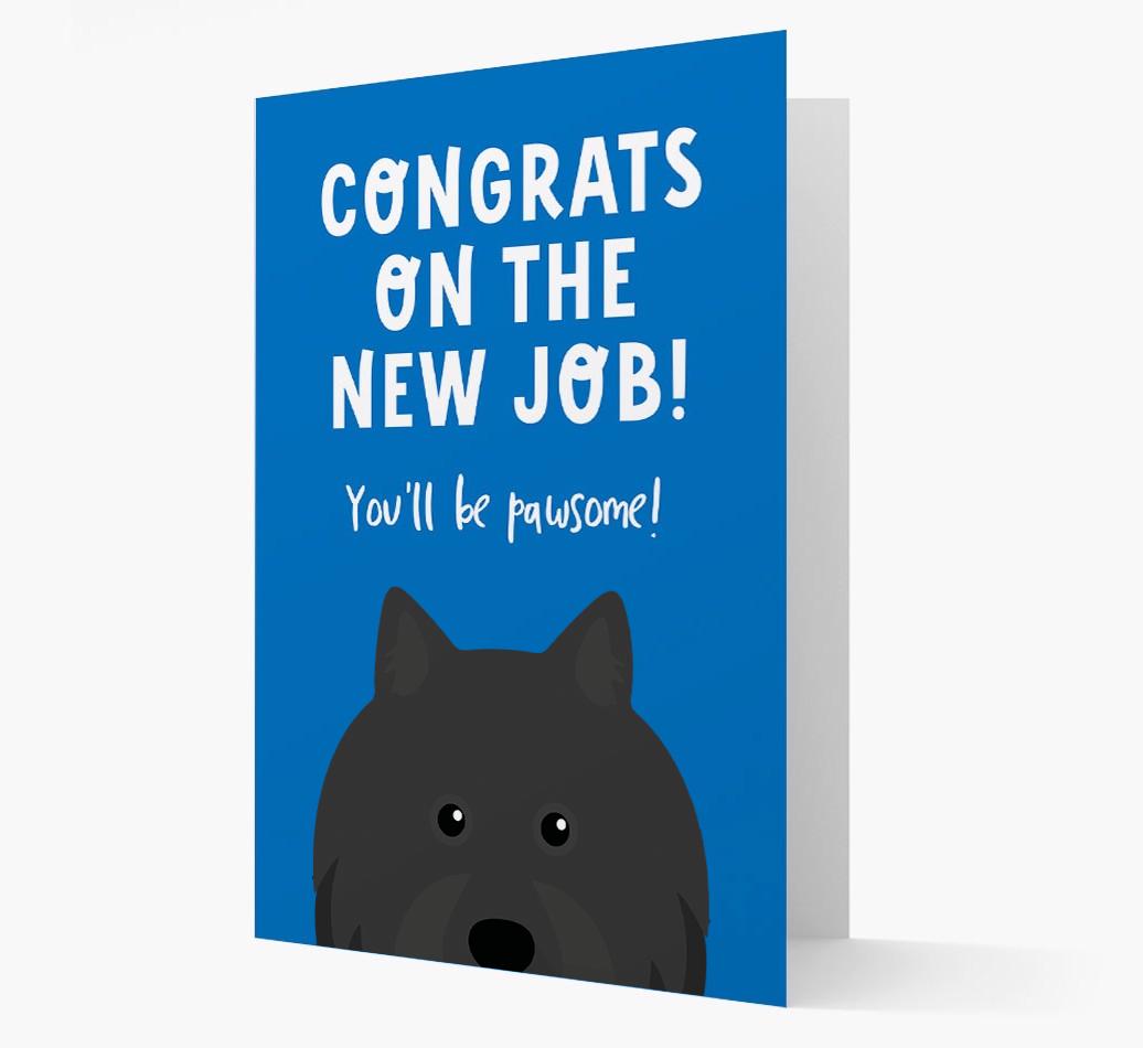 Congrats On The New Job: Personalized {breedFullName} Card