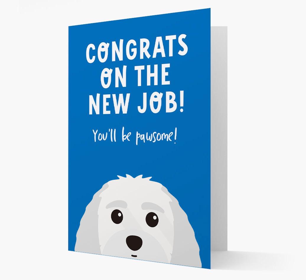 Congrats On The New Job: Personalized {breedFullName} Card