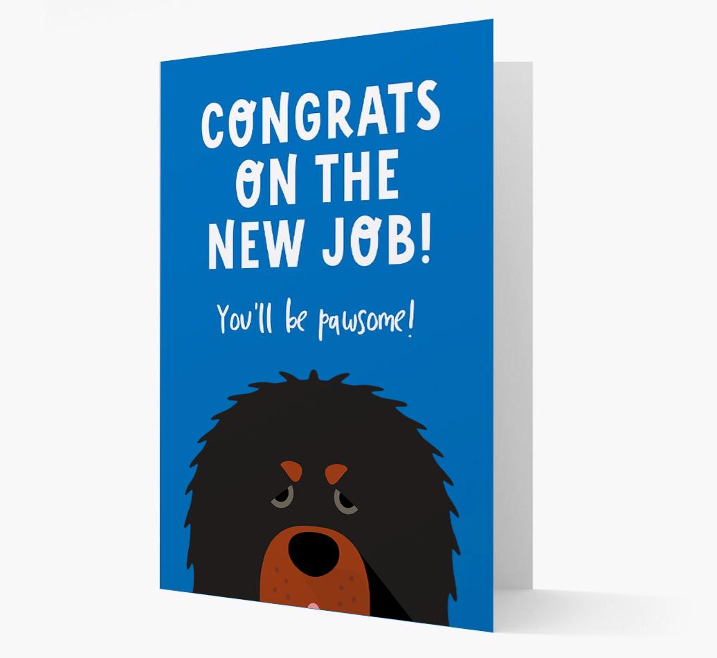 Congrats On The New Job: Personalized {breedFullName} Card