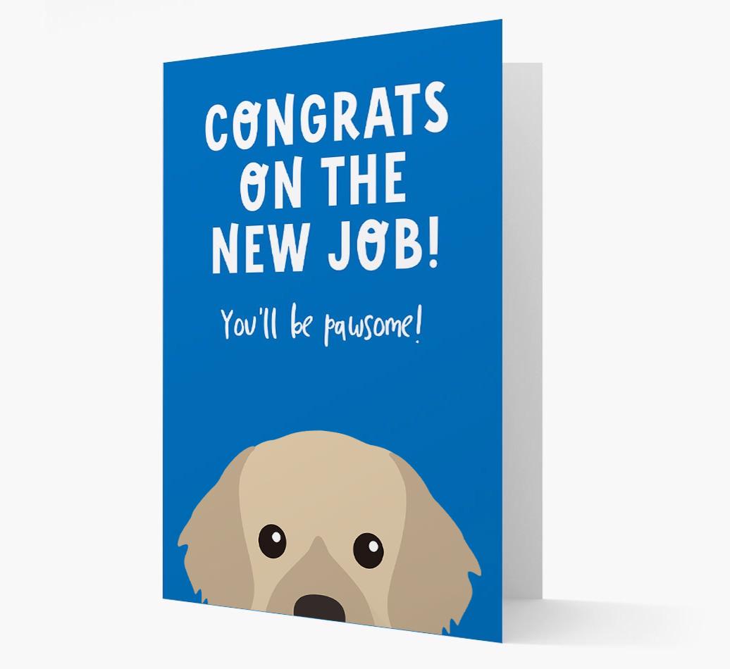 Congrats On The New Job: Personalized {breedFullName} Card