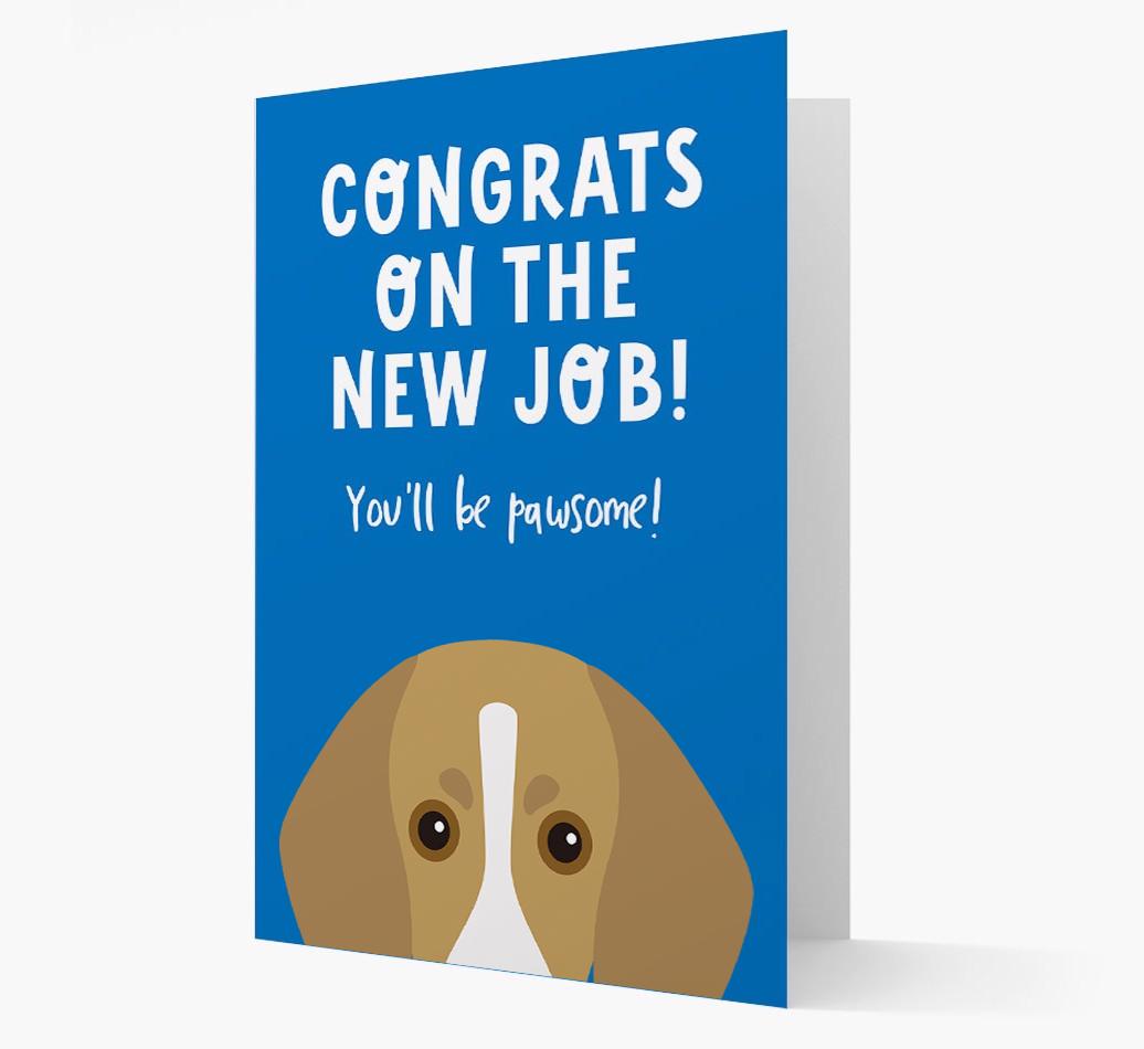 Congrats On The New Job: Personalized {breedFullName} Card
