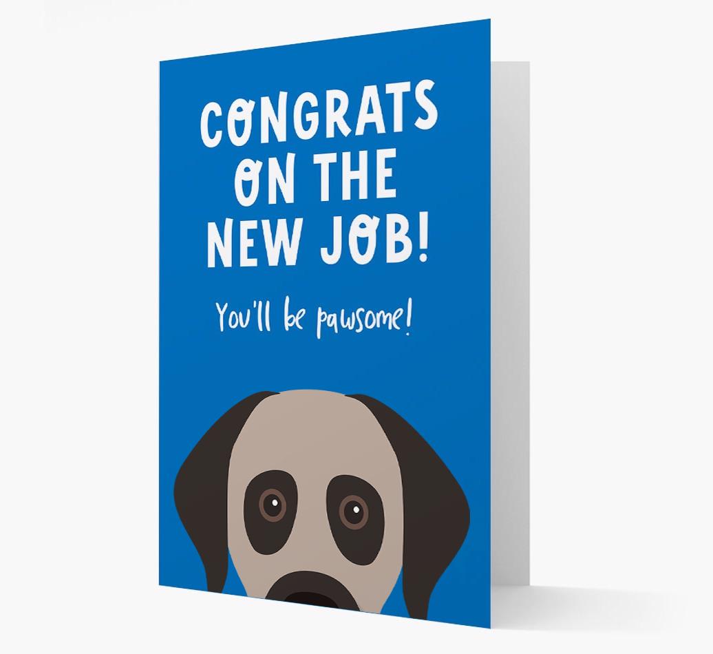 Congrats On The New Job: Personalized {breedFullName} Card