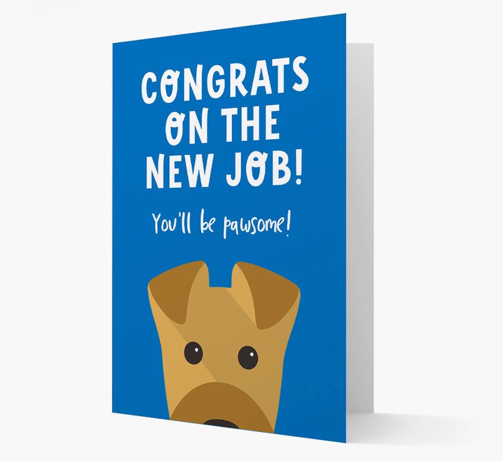 Congrats On The New Job: Personalized {breedFullName} Card