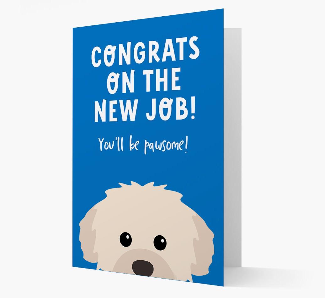 Congrats On The New Job: Personalized {breedFullName} Card