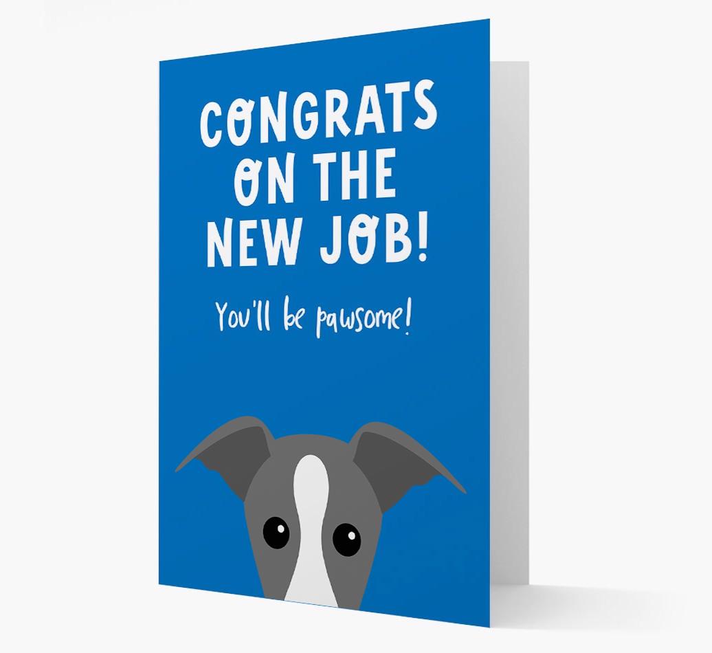 Congrats On The New Job: Personalized {breedFullName} Card
