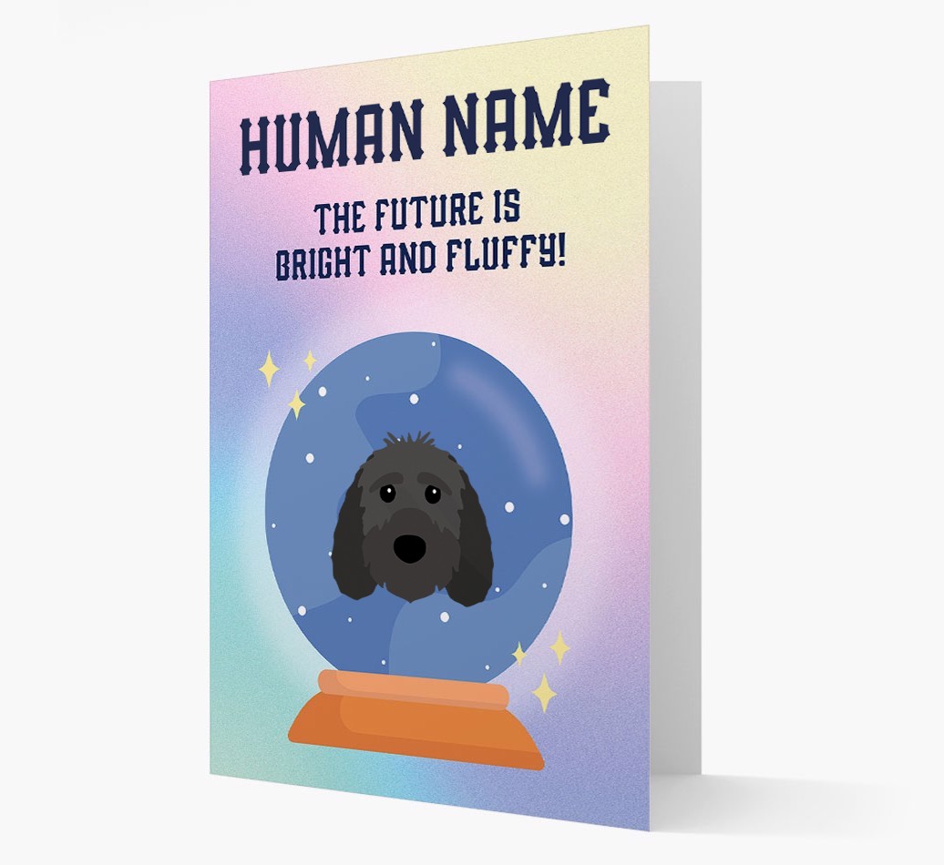 The Future Is Bright And Fluffy: Personalised {breedFullName} Card