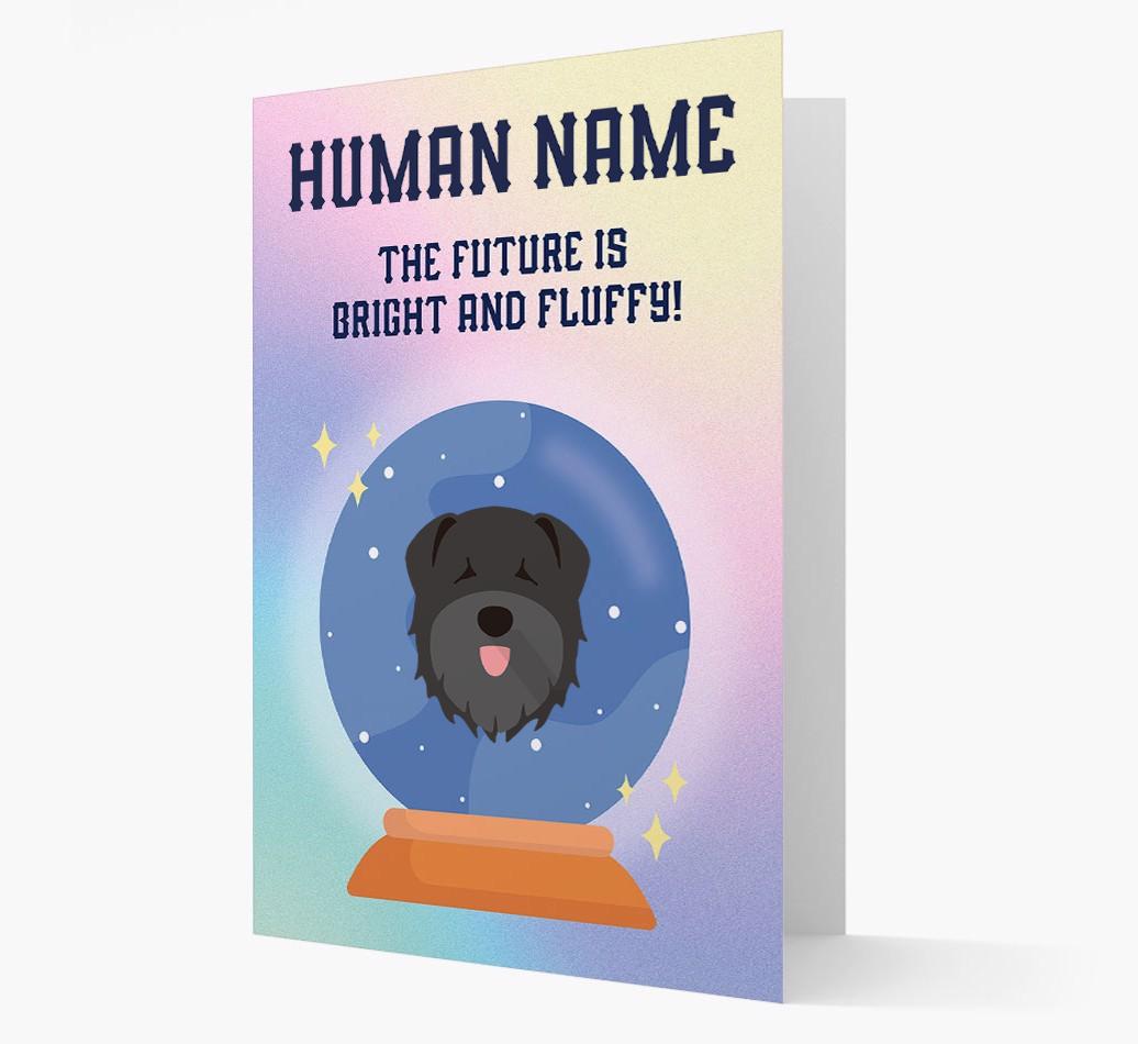 The Future Is Bright And Fluffy: Personalized {breedFullName} Card
