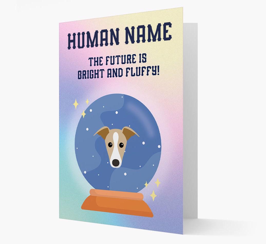 The Future Is Bright And Fluffy: Personalized {breedFullName} Card