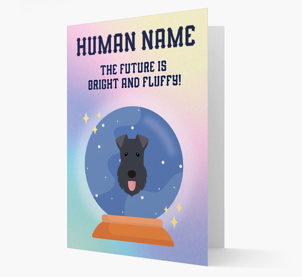 The Future Is Bright And Fluffy: Personalised {breedFullName} Card